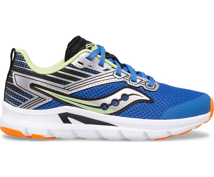 Gyerek Saucony Axon Tornacipő Kék Fekete Zöld | HU 625JPQ